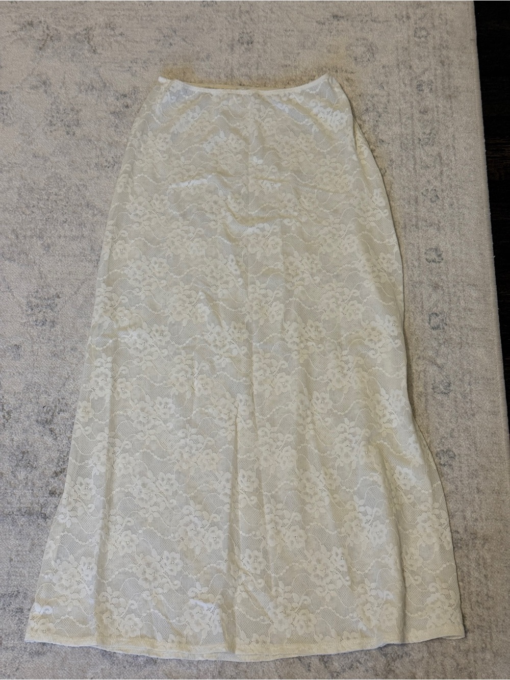 WeWoreWhat Sheer Lace Maxi Skirt